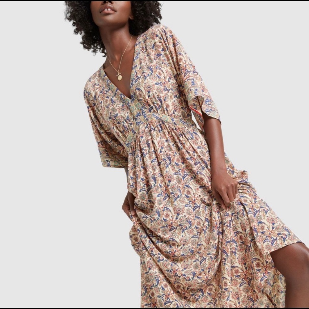 Natalie Martin “Lara” Kimono Style Dress XS